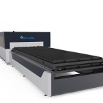 mesin pemotong laser industri dual drive 380v kanggo struktur piring logam