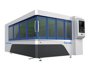 Tabel laser mesin pemotong laser 500w serat bilah kanthi sistem jalur entheng