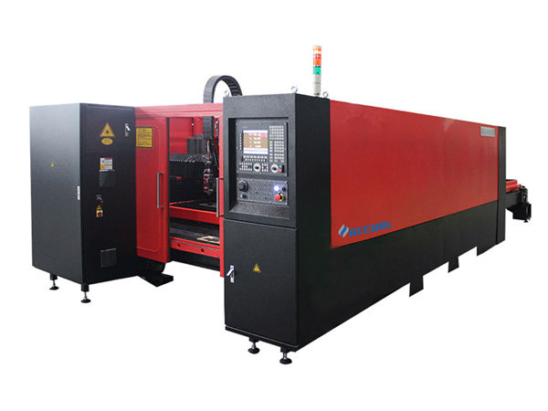 Mesin pemotong laser industri 1000w kurang akurasi dhuwur kanggo motong baja karbon
