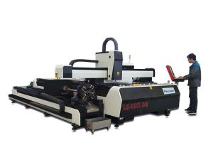 mesin nglereni laser tinggi daya mini, peralatan nglereni laser serat nganggo tabel ijol-ijolan