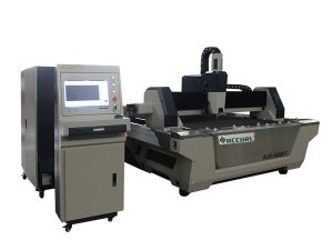 Mesin pemotong tabung laser 800w tliti tliti kanthi tabel kerja tetep