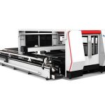 cnc serat laser tube cutting machine 1000w kanthi sistem kontrol cypcut